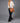 Bolso de hombro de piel lavada THB Knitted