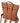 Mochila de piel lavada THB Tack