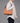 Bolso de hombro grande de piel lavada THB Mate